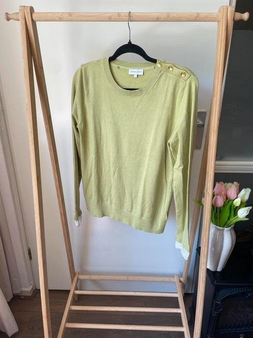 Small fabienne chapot, Kleding | Dames, Truien en Vesten, Gedragen, Maat 36 (S), Groen, Ophalen of Verzenden