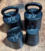 Antieke Gewichten Set - 780g, 1KG, 2KG, Ophalen of Verzenden