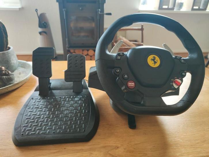 Trustmaster T80 Ferrari 488 GTB Racestuur, Spelcomputers en Games, Spelcomputers | Overige, Gebruikt, Ophalen of Verzenden