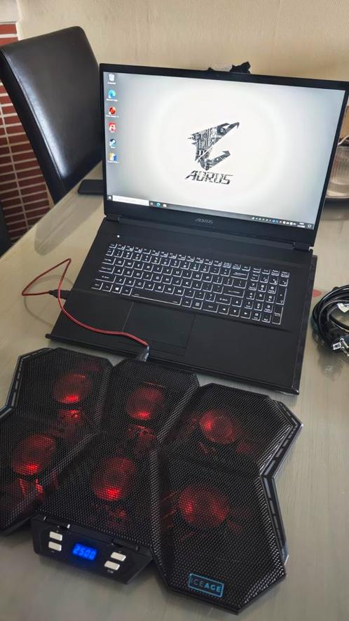 Laptop gaming Aorus 7KB RC47, Computers en Software, Windows Laptops, Zo goed als nieuw, 17 inch of meer, Gaming, Ophalen of Verzenden