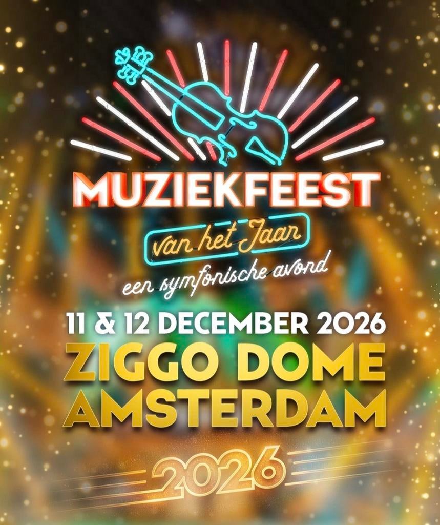 Ticket te koop voor het Grote muziekfeest van het jaar, Tickets en Kaartjes, Eén persoon