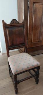 Rustieke eetkamertafel met 4 stoelen, Huis en Inrichting, Tafels | Eettafels, Ophalen, Gebruikt, Vier personen, 100 tot 150 cm