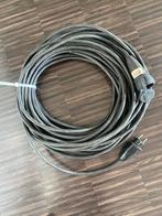 25 mtr. Zware Rubber verlengsnoer 3x 2,5 Randaarde, Ophalen of Verzenden, Zo goed als nieuw, Kabel of Snoer