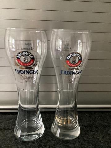 2 Erdinger bierglazen 0.50 cl per stuk 3.00  beschikbaar voor biedingen