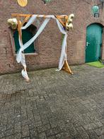 Trouwboog + bankje te koop, Ophalen of Verzenden, Zo goed als nieuw, Bruin, Accessoires