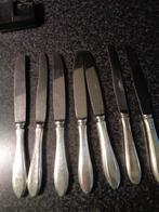 7 verzilverde dinner messen  zie beschrijving, Antiek en Kunst, Ophalen of Verzenden