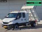 Iveco Daily 70C18 3.0L Kipper Dubbel Cabine Dubbellucht 3,5t, Auto's, Bestelauto's, Stof, Gebruikt, Euro 6, 4 cilinders
