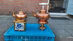 Antieke koperen thee en waterkan, Antiek en Kunst, Ophalen, Koper