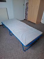 Logeerbed/stretcher, Huis en Inrichting, Ophalen, Eenpersoons, Blauw, Zo goed als nieuw