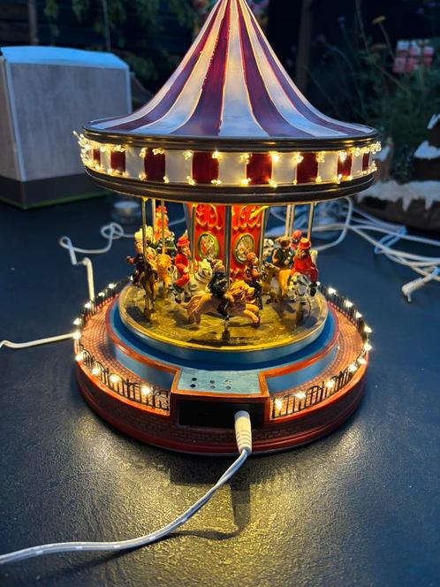 Draaimolen carrousel miniatuur Intratuin - zo goed als nieuw, Diversen, Kerst, Zo goed als nieuw, Ophalen