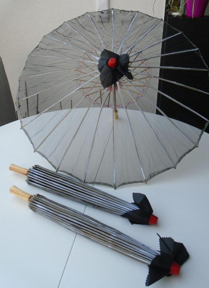 PARASOL OOSTERS VOILE GRIJS Nieuw, Huis en Inrichting, Woonaccessoires | Wanddecoraties, Nieuw, Ophalen of Verzenden