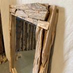 Spiegel (facet) – robuuste lijst - 100 x 80 cm - TTM Wonen, Huis en Inrichting, Woonaccessoires | Spiegels, TTM Wonen, Meubels – (Perzische) Tapijten en Woonaccessoires