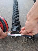 Te koop zwarte en witte Kabelaring polyester met harde binne, Ophalen of Verzenden, Nieuw, Lijn of Blok