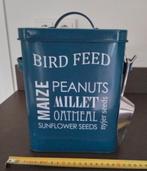 Burdon, Engels opbergblik voor vogelvoer, blauw, Tuin en Terras, Vogelhuisjes en Vogelbaden, Ophalen, Gebruikt