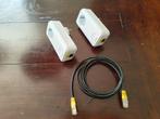 KPN Devolo DVS 650 Powerline Adapters + Kabels, Computers en Software, Powerlines, Ophalen of Verzenden, Gebruikt, Devolo