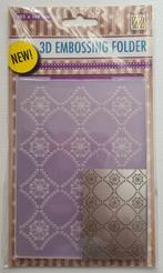 Nellie's Choice EF3D002 Embossing folder, Ophalen, Nieuw, Kerst, Pons of Mal