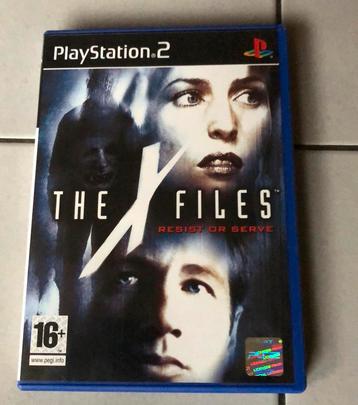 The X files resist or serve playstation 2 met boekje beschikbaar voor biedingen