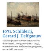Schilderij Delfgaauw, Antiek en Kunst, Kunst | Schilderijen | Klassiek, Ophalen of Verzenden