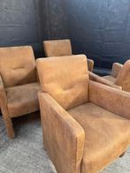 Set van 4 fauteuils, Ophalen, Gebruikt, 75 tot 100 cm, Stof