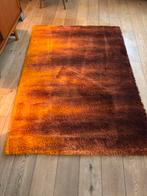 Vloerkleed. Oranje gevlamd. Scheerwol, Ophalen, 100 tot 150 cm, 200 cm of meer, Zo goed als nieuw