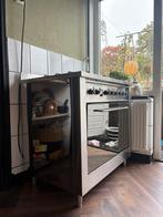 Gasfornuis met oven combi, Witgoed en Apparatuur, Fornuizen, Ophalen, Zo goed als nieuw, Gas, Vrijstaand