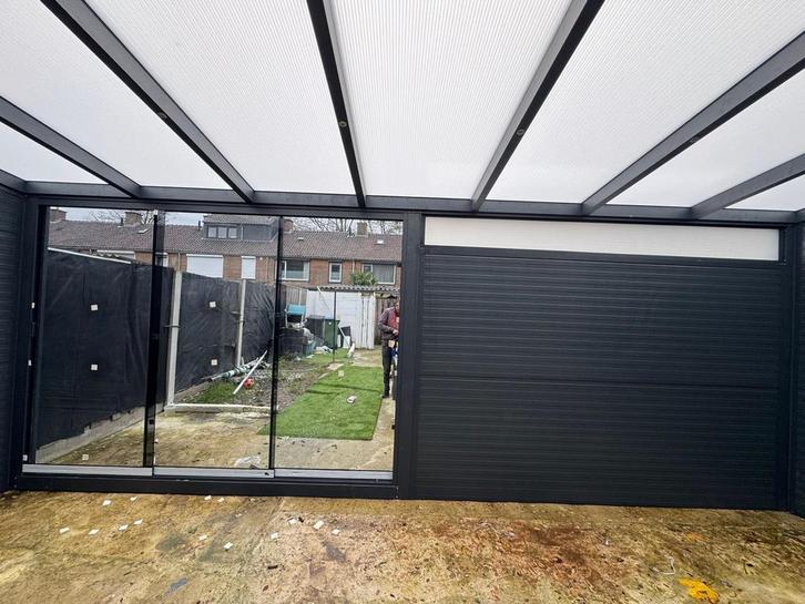 Moderne Veranda met Schuifdeuren, Tuin en Terras, Overkappingen, Nieuw, Veranda, Ophalen of Verzenden