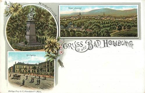(379-165-007) Bad Homburg  Litho, Verzamelen, Ansichtkaarten | Buitenland, Duitsland, Verzenden