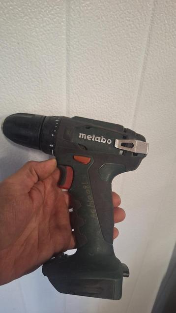 Metabo BS18 Schroefmachine Accu schroeftol BS 18 volt. beschikbaar voor biedingen