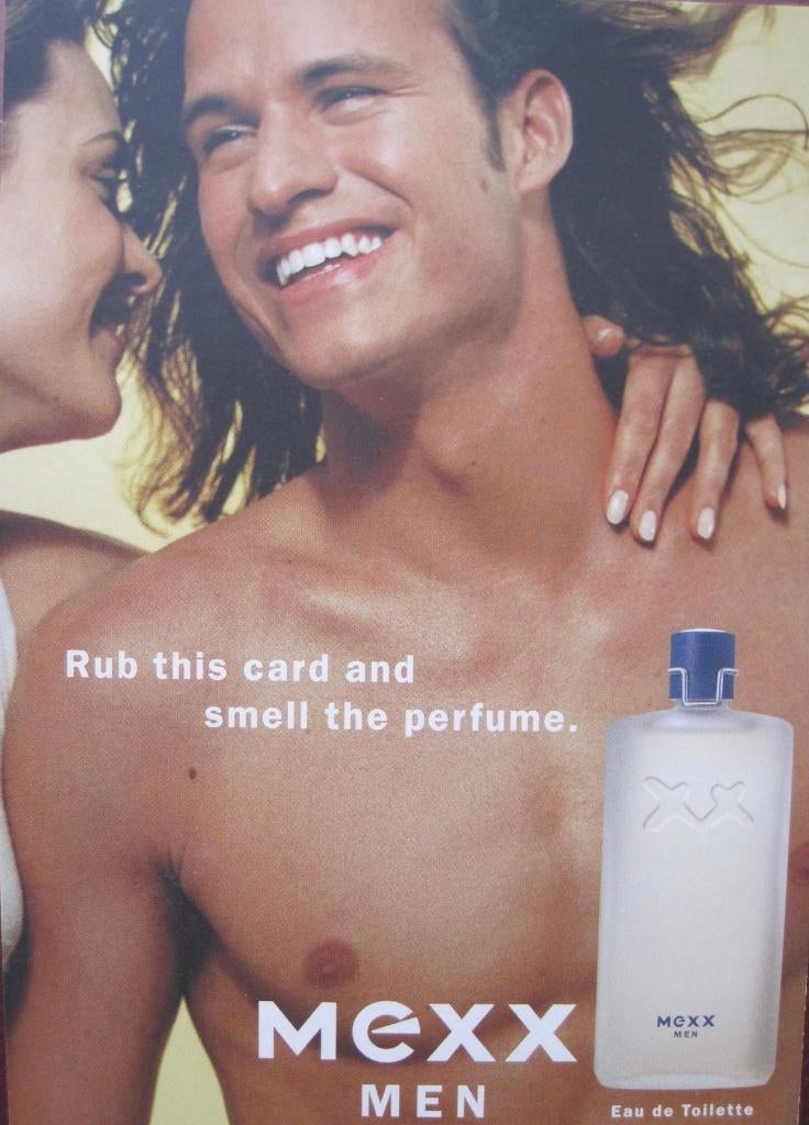 Boomerang - geurkaart Mexx for men - nieuw, Verzenden, 1980 tot heden, Ongelopen, Overige thema's