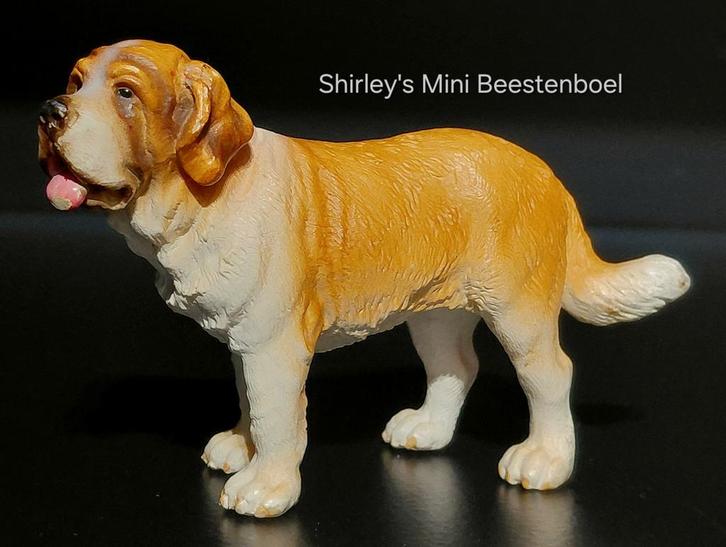 Schleich sint bernard, Verzamelen, Dierenverzamelingen, Zo goed als nieuw, Beeldje of Figuurtje, Hond of Kat, Ophalen of Verzenden