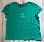 T-shirt met tekst - Maat: M, Ophalen of Verzenden, Gedragen, Shirt of Top