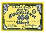 Duitsland 100 Mark 1922 Caffel, Postzegels en Munten, Ophalen of Verzenden, Duitsland, Los biljet