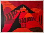 Zeefdruk Ronald Boonacker - Villa Montesoggione, Antiek en Kunst, Kunst | Litho's en Zeefdrukken, Ophalen