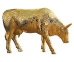 Nieuw Cow Parade koe Mira Moo Gold large gratis verzending., Ophalen of Verzenden