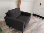 Donkergrijze Fauteuil - Stijlvol & Comfortabel, Huis en Inrichting, Ophalen, 75 tot 100 cm, Zo goed als nieuw, 75 tot 100 cm