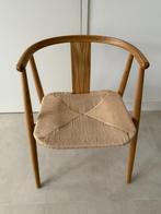 Eetkamerstoel Wishbone stijl (6 stuks beschikbaar), Huis en Inrichting, Stoelen, Ophalen, Bruin, Scandinavisch, Zo goed als nieuw