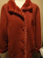 Lammy coat mt. XL, Ophalen, Zo goed als nieuw, Maat 46/48 (XL) of groter, Rood