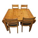 Houten eettafel, Huis en Inrichting, Tafels | Eettafels, Ophalen, Gebruikt, 150 tot 200 cm, Eikenhout