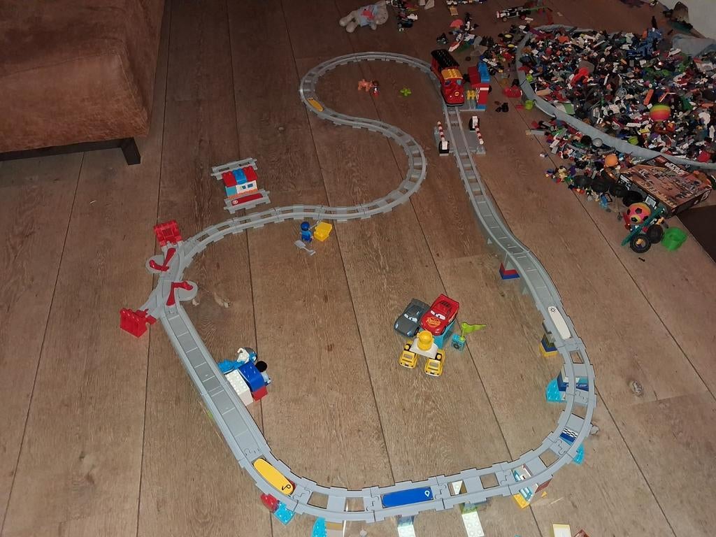 Duplo treinbaan set 10874, Ophalen, Zo goed als nieuw, Duplo
