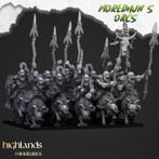 Boar Orcs/Urruk/Savage - Highlands Miniatures, Hobby en Vrije tijd, Wargaming, Nieuw, Figuurtje(s), Warhammer, Ophalen of Verzenden