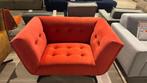 Fauteuil stoel rood met knopen nieuw stof, Ophalen, Nieuw, Stof