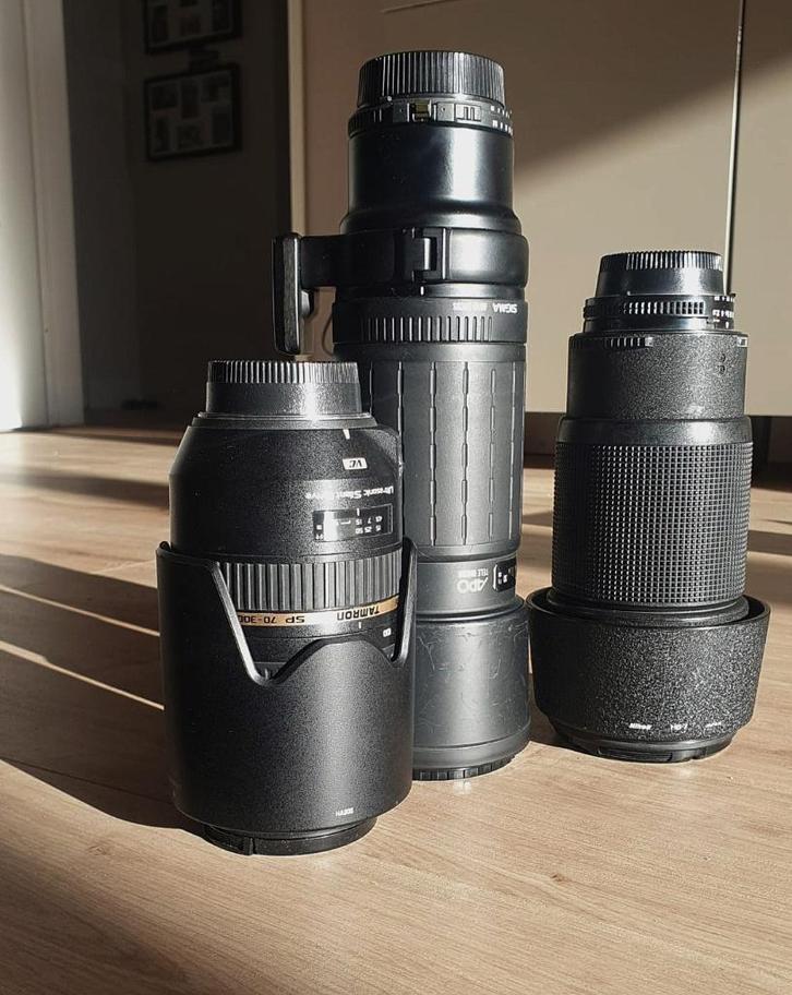 Nikon lenzen, Audio, Tv en Foto, Fotografie | Lenzen en Objectieven, Zo goed als nieuw, Telelens, Zoom, Ophalen