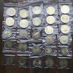 20260010: 25 herdenkingsmunten UNC (geen dubbelen), Postzegels en Munten, Munten | Europa | Euromunten, Ophalen of Verzenden, Overige landen