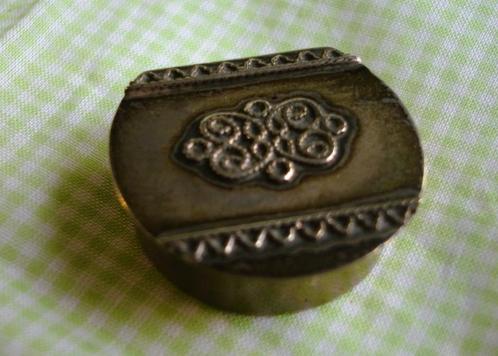 ﻿MOOI ANTIEK ZILVER GEMERKT PILLEN DOOSJE - wvq, Antiek en Kunst, Antiek | Goud en Zilver, Zilver, Verzenden