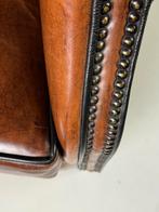 Wingback Fauteuil schapenleer klassiek, Huis en Inrichting, Fauteuils, Ophalen, Zo goed als nieuw, 75 tot 100 cm