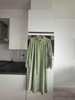 Plantier velours badjas met knopen, mintgroen, mt 48/50, Plantier, Ophalen of Verzenden, Groen, Badjas
