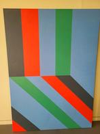 Abstract Schilderij Nigel Kent - Blue Phare 2, Antiek en Kunst, Kunst | Schilderijen | Abstract, Ophalen