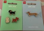 Gevraagd: HEMA Pin Me Hondjes Speldjes., Ophalen of Verzenden, Zo goed als nieuw, Dier of Natuur, Speldje of Pin