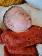 Reborn baby Macie by Cassie Brace met certificaat., Levensecht of Reborn, Ophalen of Verzenden, Babypop