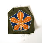 Nederlands Leger embleem / Patch 5e Divisie jaren 60, Verzenden, Landmacht, Nederland, Embleem of Badge